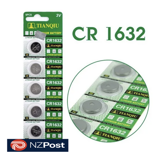 5xCR1632 3V BATTERY BATTERIES LITHIUM CAR KEY ALARM GARAGE REMOTE CALCULATOR