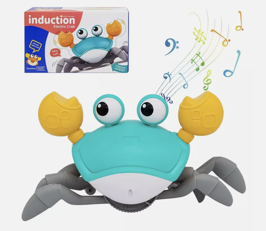 Crawling-Dancing Crab Baby Toy ✅ LED Light Up ✅ With Music ✅ Kids & Toddlers Toy