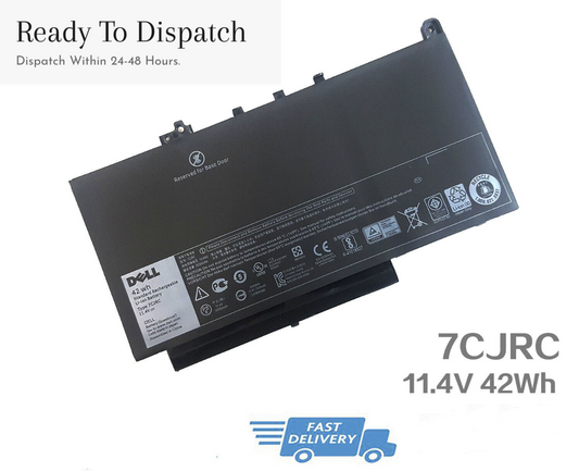 Battery for Dell Latitude E7270 E7470 21X15 579TY F1KTM KNM09 P26S P61G