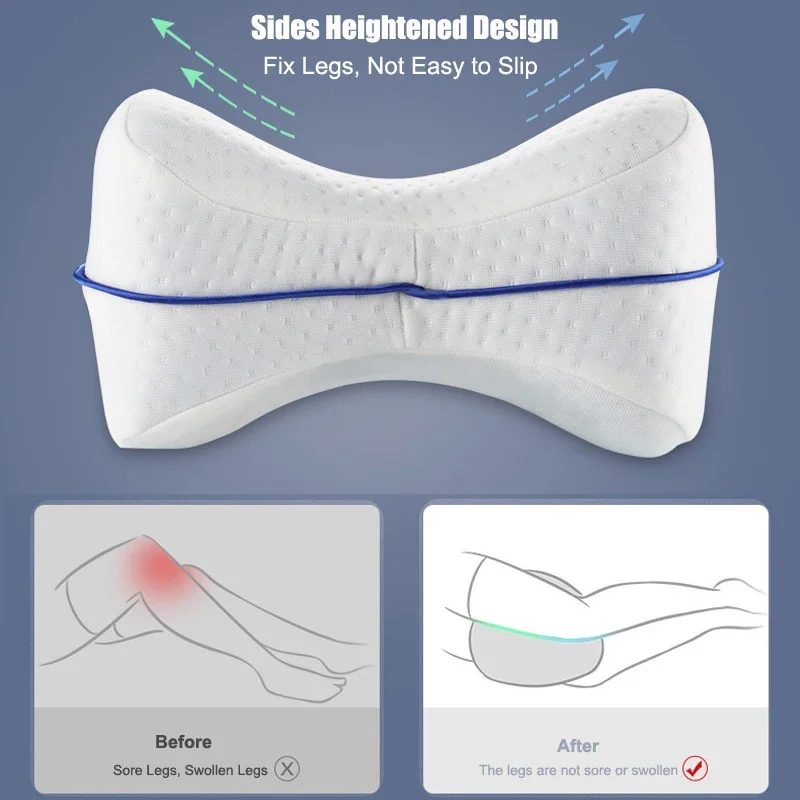 Memory Foam Knee Pillow for Side Sleepers & Sciatica NZ