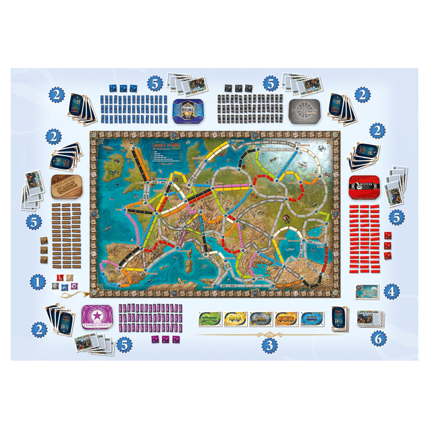Ticket to Ride: Europe Board Game