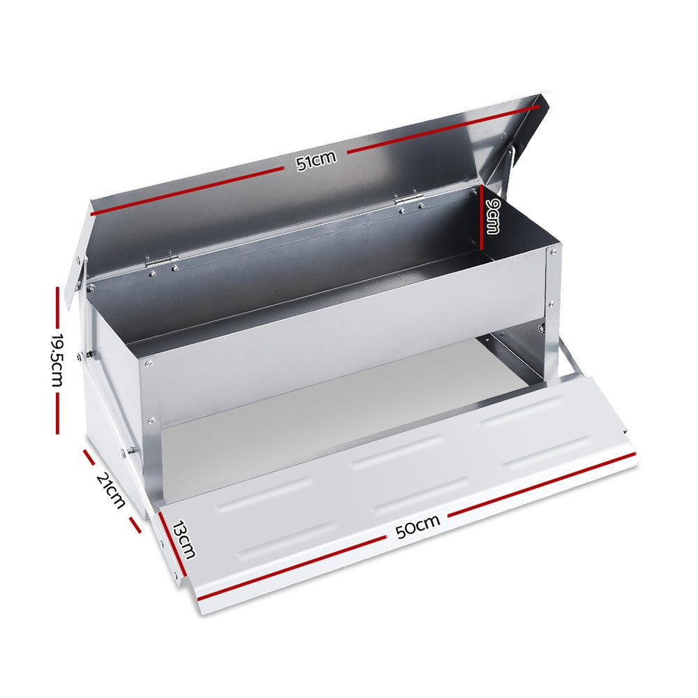 Automatic Chicken Feeder NZ | 5kg Self-Opening Treadle