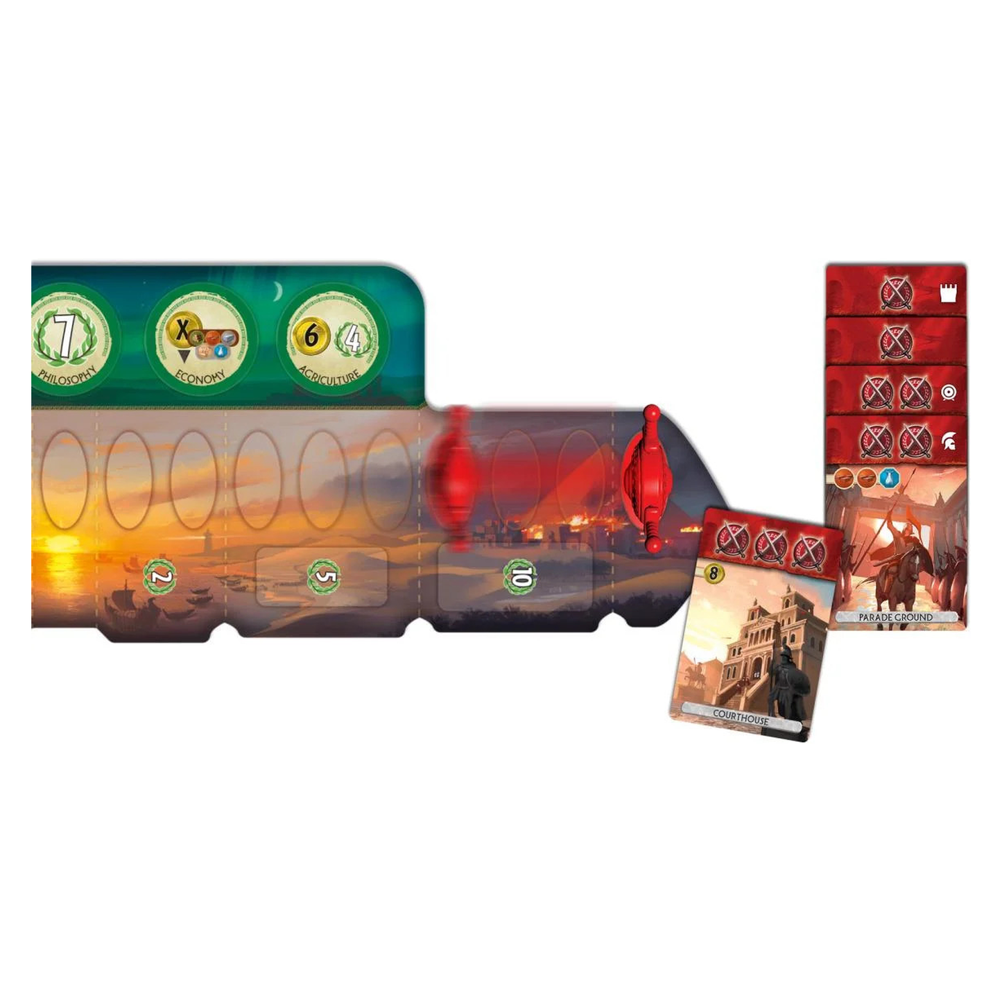 7 Wonders Duel Board Game | 2-Player Civilization Strategy Card Game