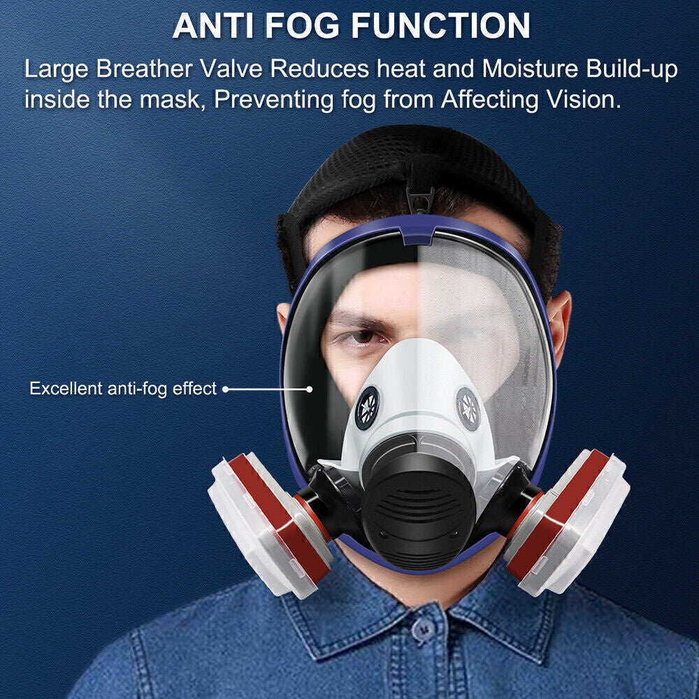 15-in-1 Reusable Full Face Respirator Mask Kit | NZ Stock