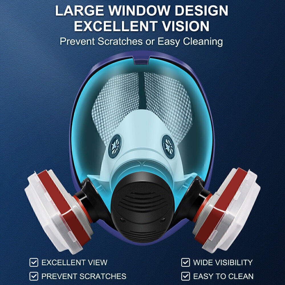 15-in-1 Reusable Full Face Respirator Mask Kit | NZ Stock