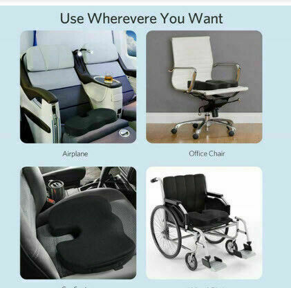 Orthopedic Memory Foam Seat Cushion Tailbone Relief NZ
