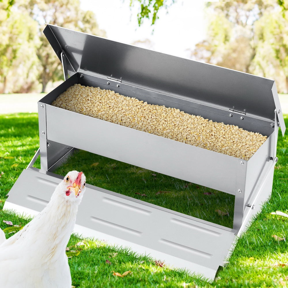 Automatic Chicken Feeder NZ | 5kg Self-Opening Treadle