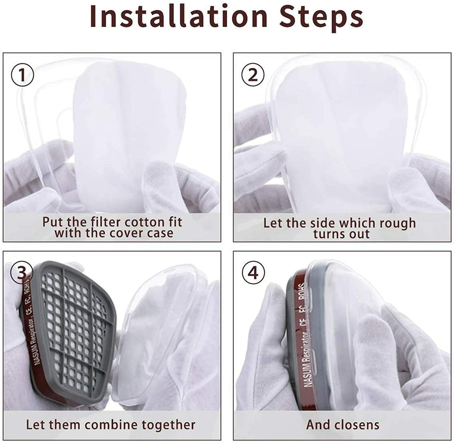 15-in-1 Reusable Full Face Respirator Mask Kit | NZ Stock