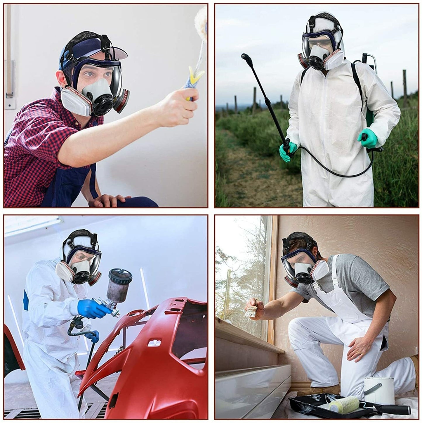 15-in-1 Reusable Full Face Respirator Mask Kit | NZ Stock
