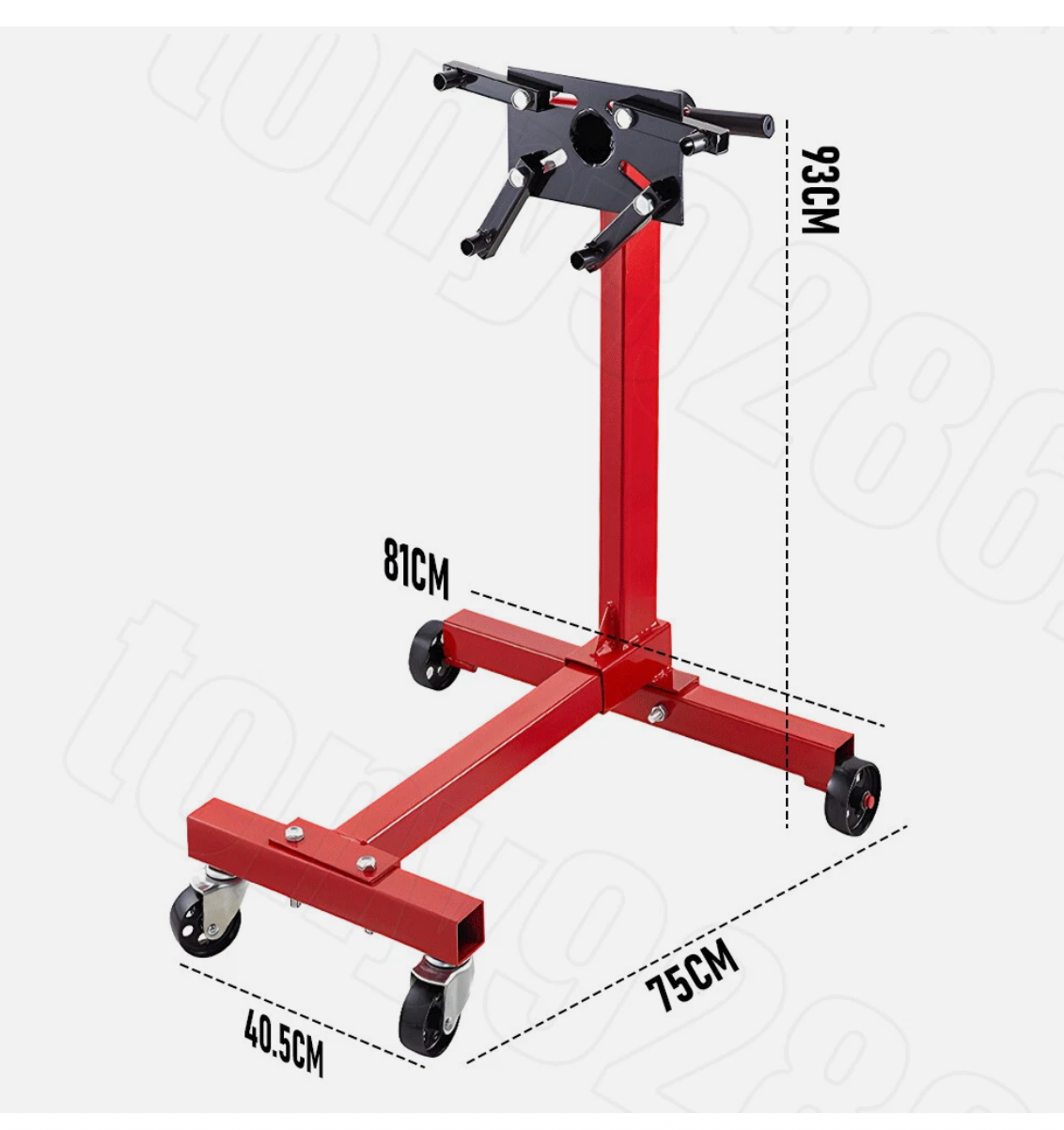 Engine Stand 1000LBS 450kg 360° Adjustable Mounting Head Motor Crane Hoist