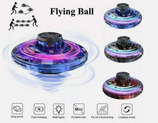 Flying Orb Ball Boomerang Fly Nebula Spinner Toys Soaring Hover UFO Mini Drone