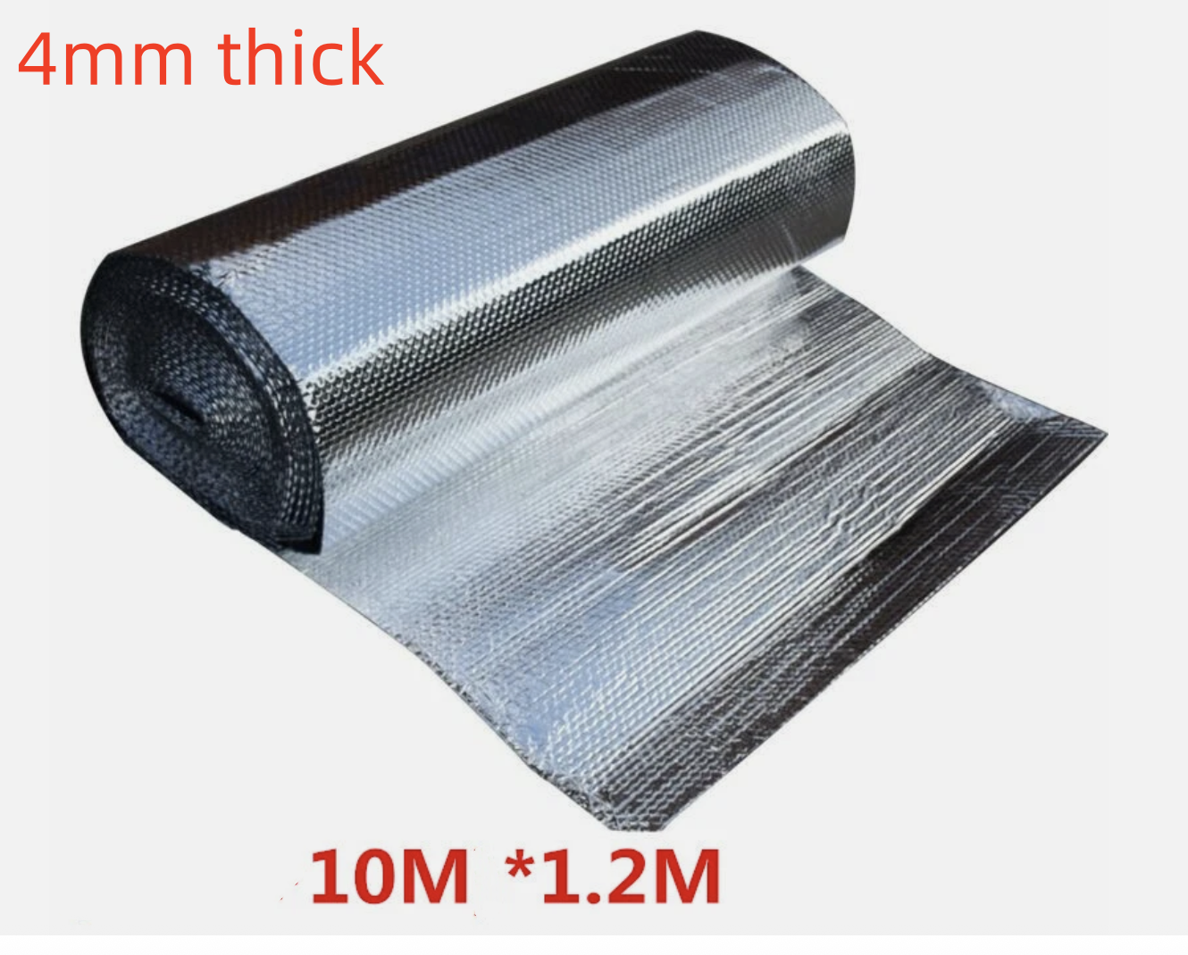 10*1.2M Foil Bubble Insulation Cooling Air reflective Foil For Roof/Car