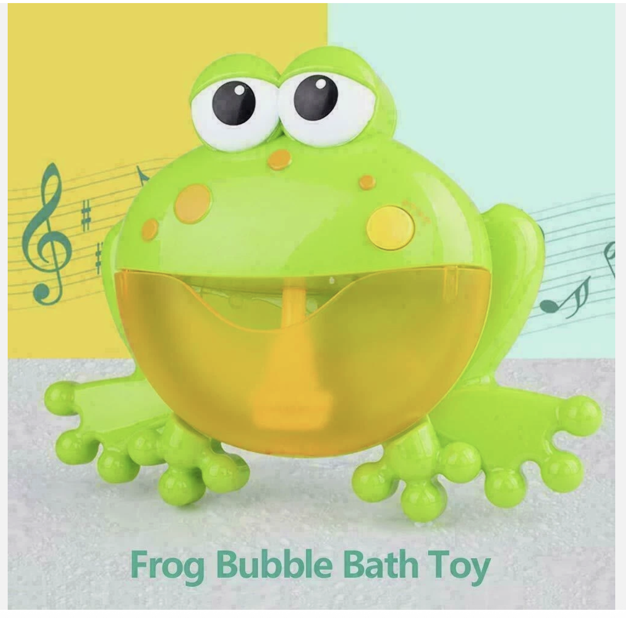 BABY BUBBLE MAKER CRAB FROG SHOWER MACHINE BLOWER FUN BATH MUSIC PLAY KIDS TOY