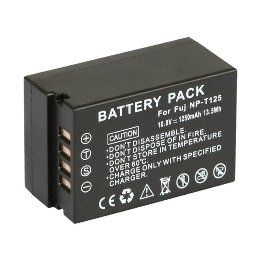 NP-T125 Battery for Fujifilm NPT125 GFX 50 50R 50S Digital Camera 10.8V