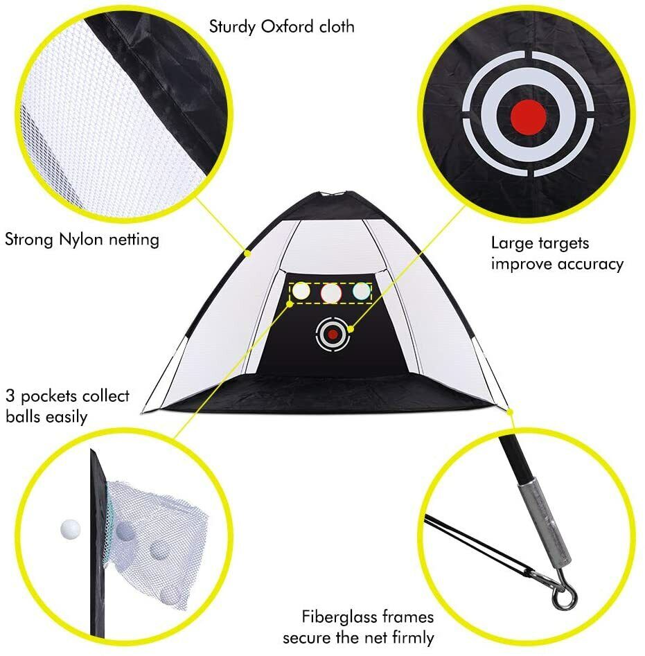 3M Golf Practice Net Hitting Nets Driving Netting Chipping Cage Training Aids