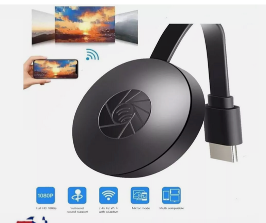 Chromecast Google Wireless HDMI-Compatible HD Display Media Streaming Video