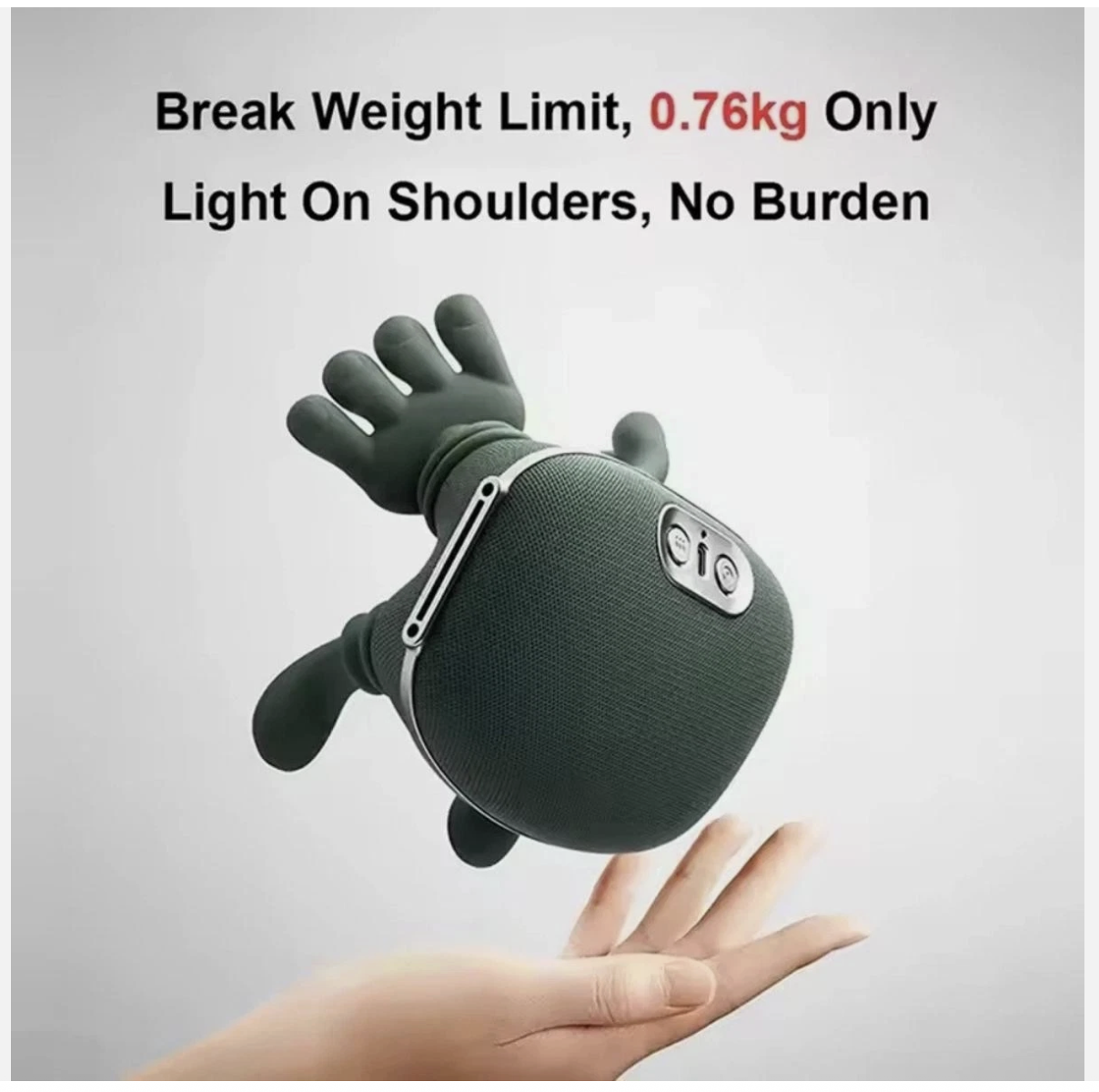 Neck Shoulder Massager, Electric Heated Kneading Back Massager Pain Relief