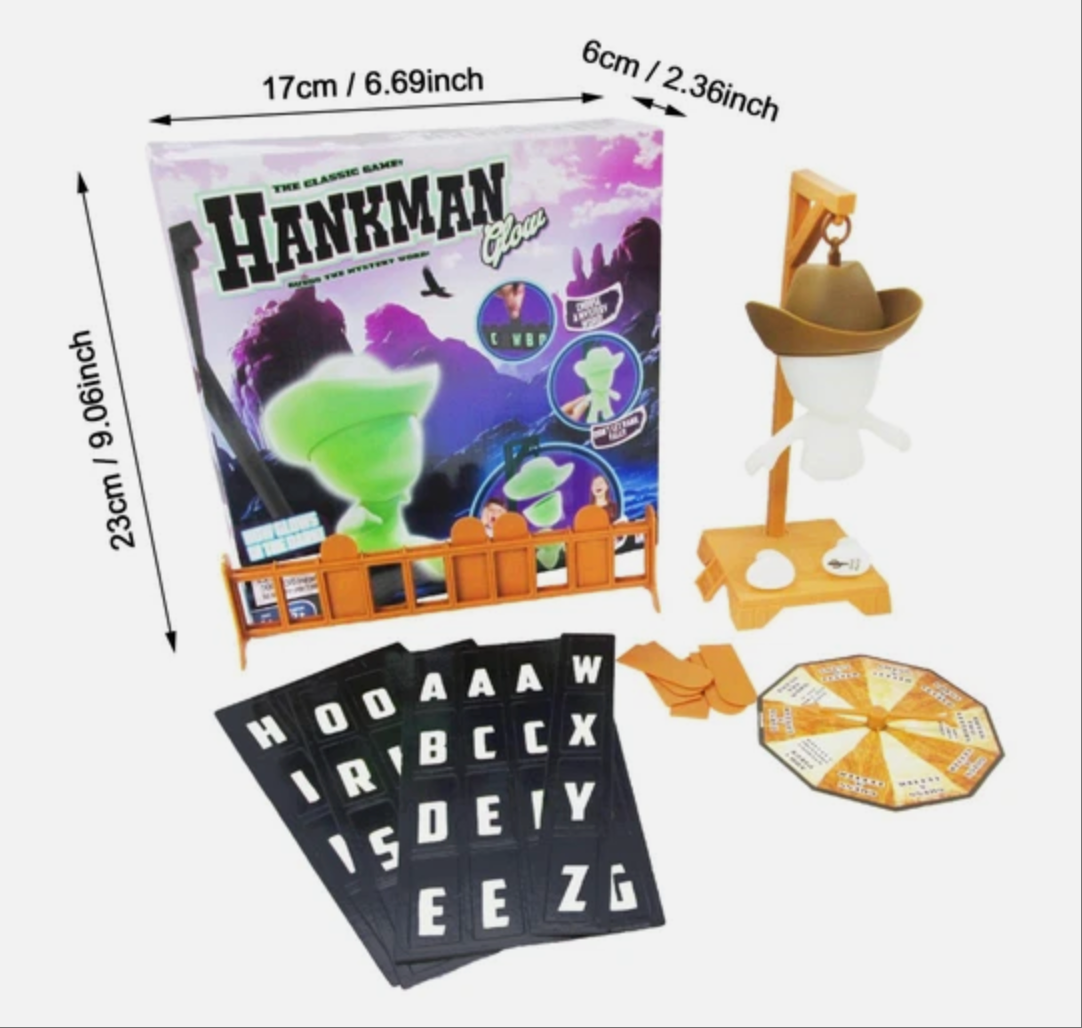 Magnetic Hangman Mystery Word Guessing Game For Kids & Families Travel Game