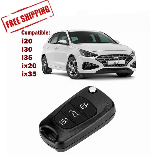 HYUNDAI car key shell Fob Case i20 i30 i35 ix20 Elantra Replacement remote Flip