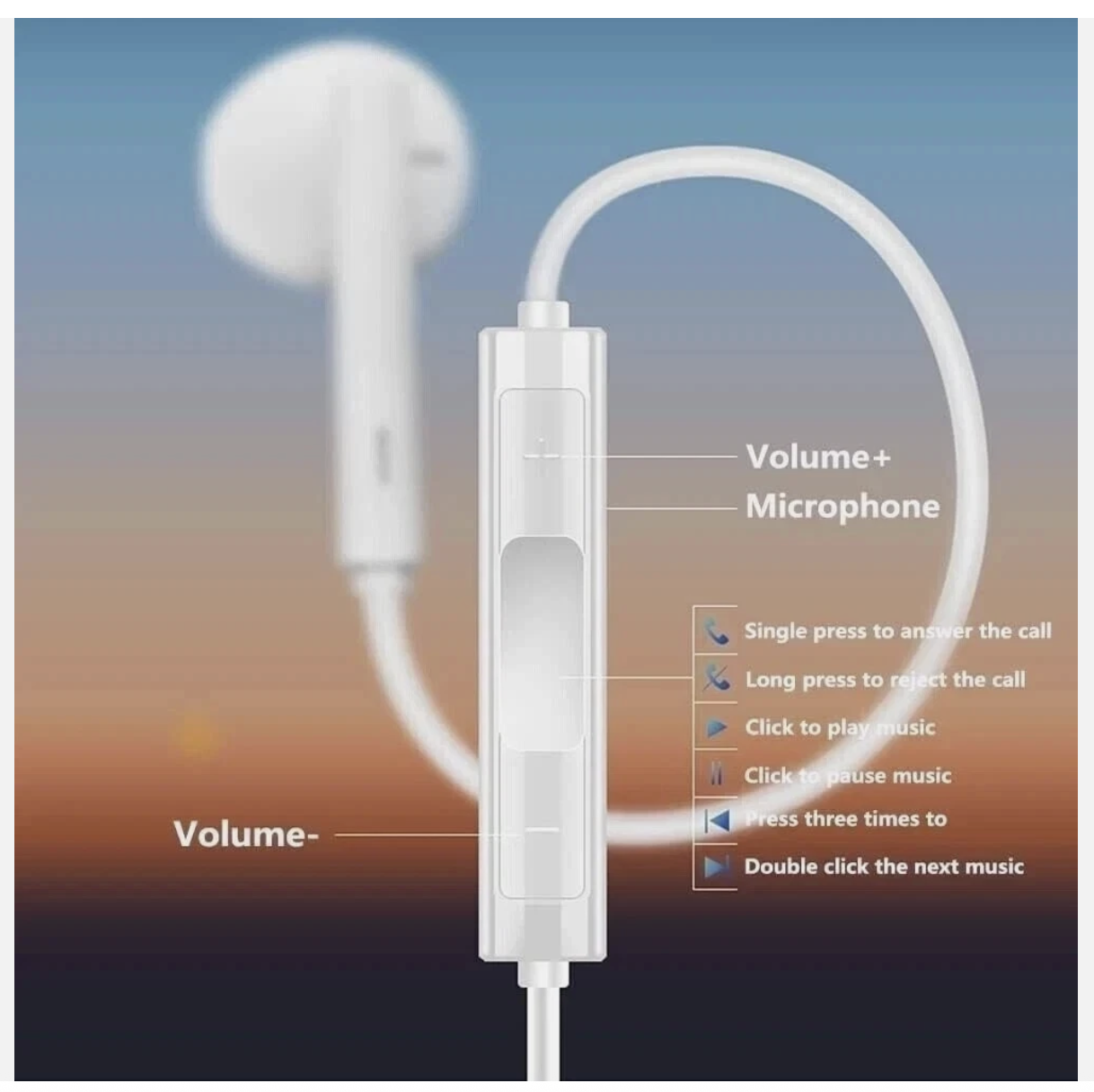 Lightning Earphones for iPhone 7–14 | Pop-Up Headphones with Mic & Remote