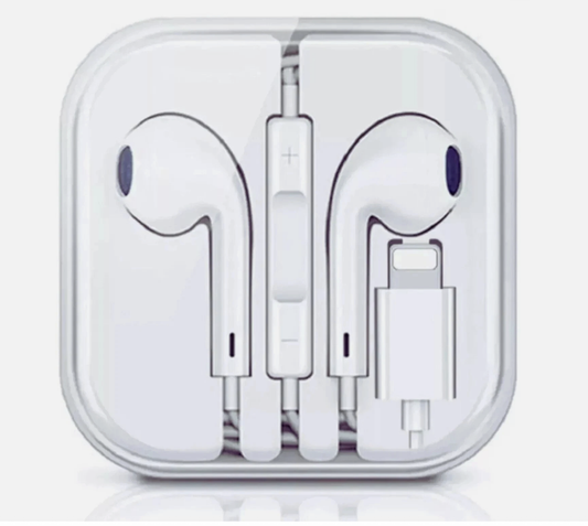 Lightning Earphones for iPhone 7–14 | Pop-Up Headphones with Mic & Remote