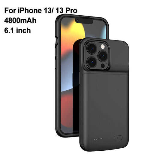 iPhone 13 14 Battery Charger Power Bank Charging Case Cover iPhone 13 Pro 14 Pro