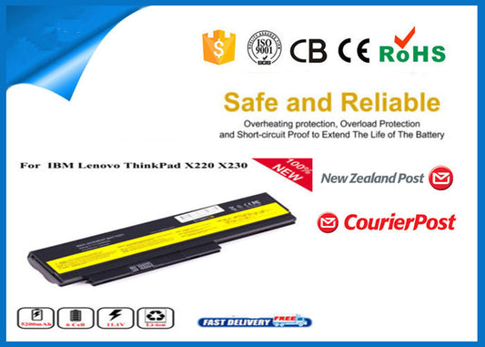 Battery for Lenovo ThinkPad OA36283 OA36307 0A36281 0A36282 X230 Laptop 5200mAh
