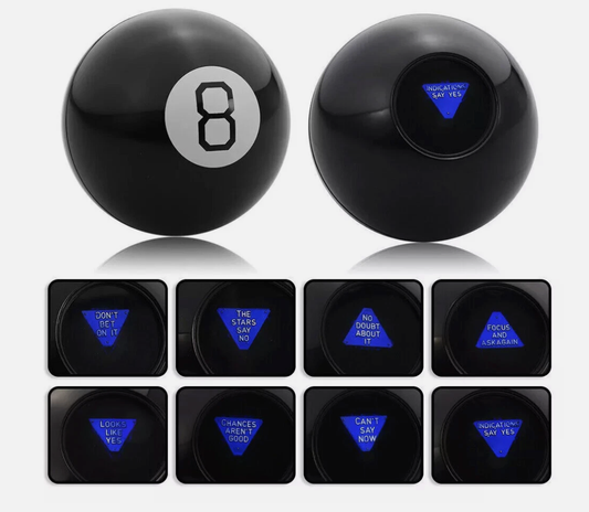 Retro Magic Mystic 8 Ball Decision Make Fortune Telling Cool Toy Gift
