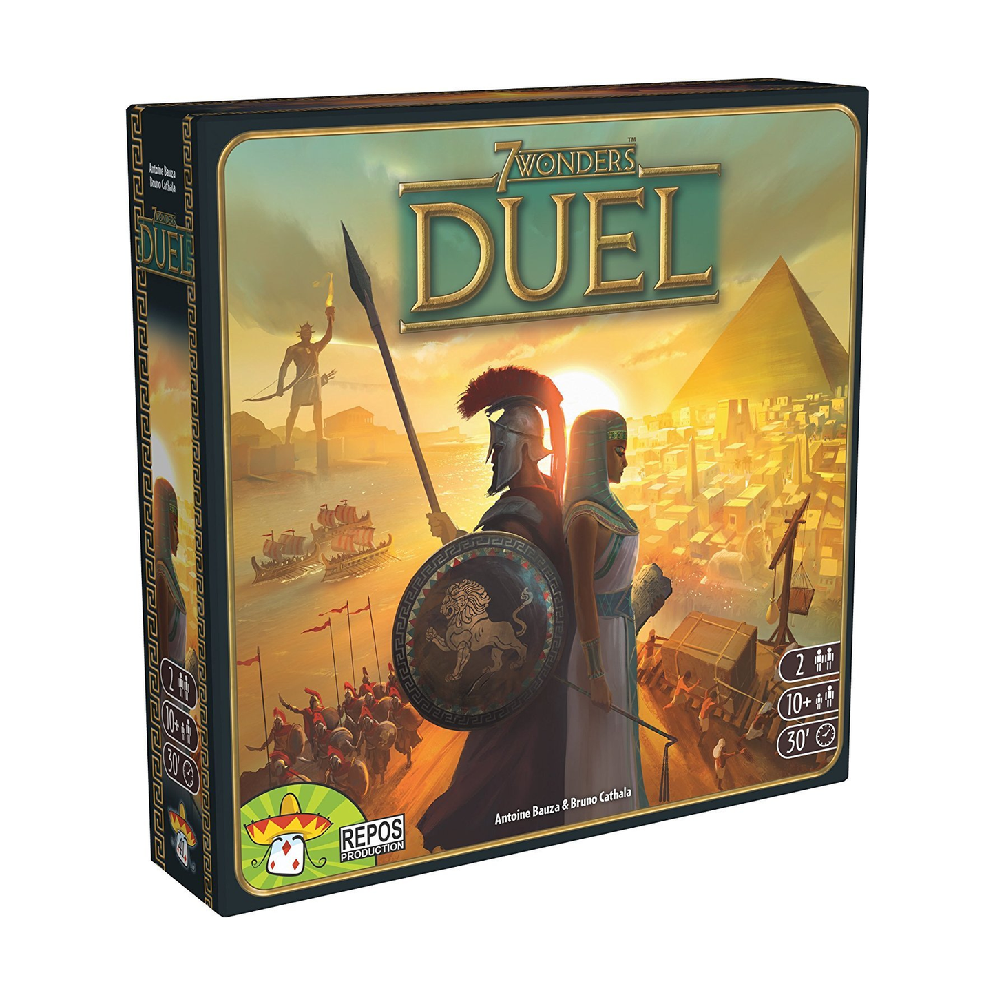 7 Wonders Duel Board Game | 2-Player Civilization Strategy Card Game