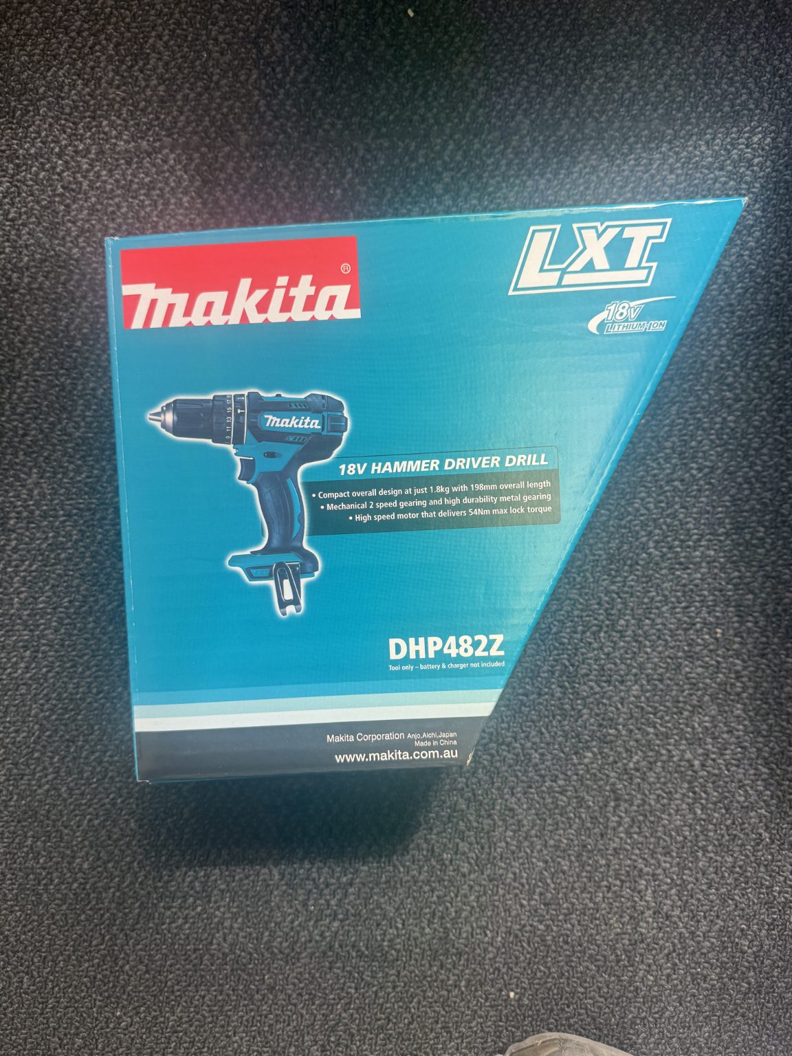 Makita DHP482Z 18V LXT cordless hammer drill driver, SKIN ONLY