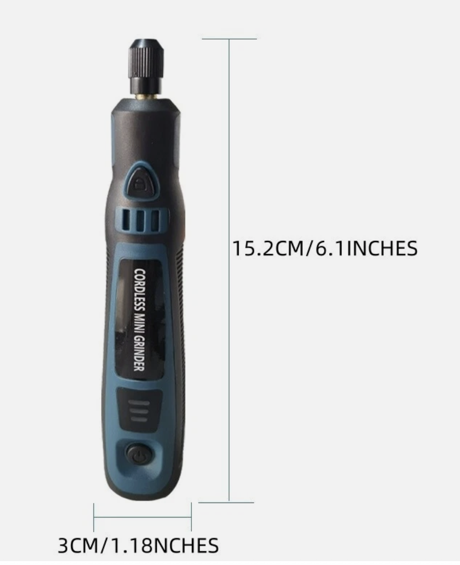 Cordless Rechargeable Electric Mini Drill Grinder Engraving Pen Rotary Tool Kit