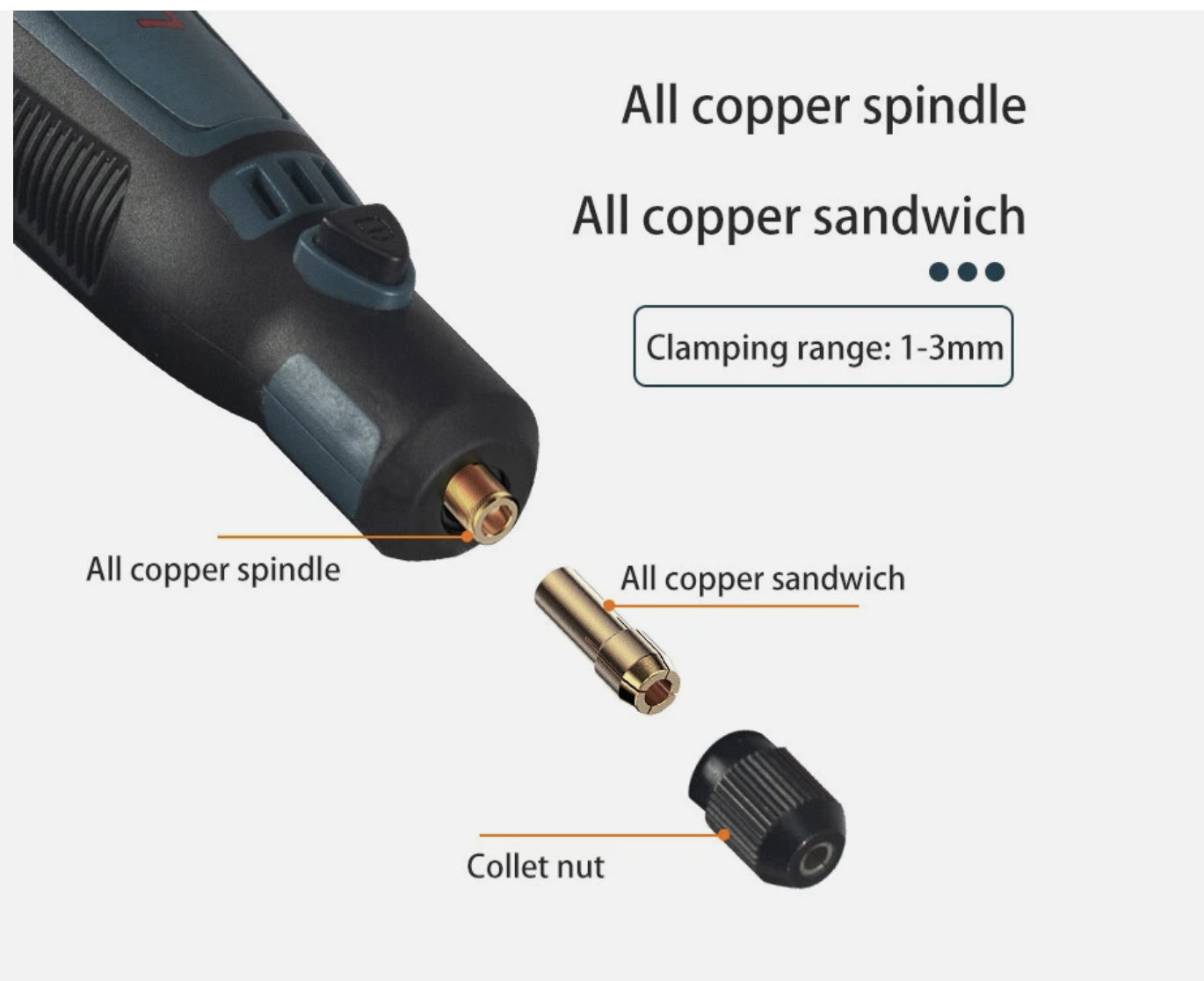 Cordless Rechargeable Electric Mini Drill Grinder Engraving Pen Rotary Tool Kit