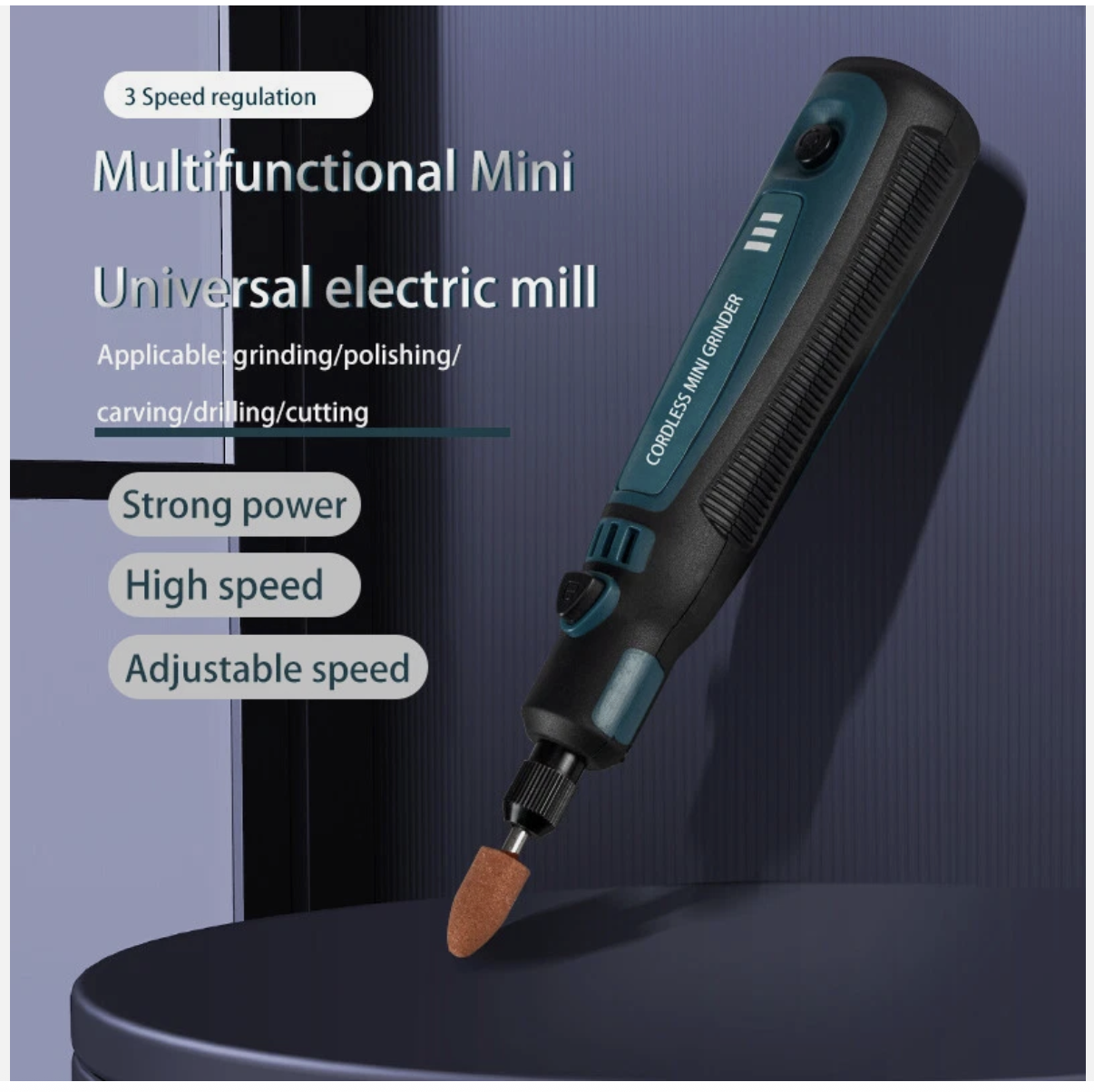 Cordless Rechargeable Electric Mini Drill Grinder Engraving Pen Rotary Tool Kit