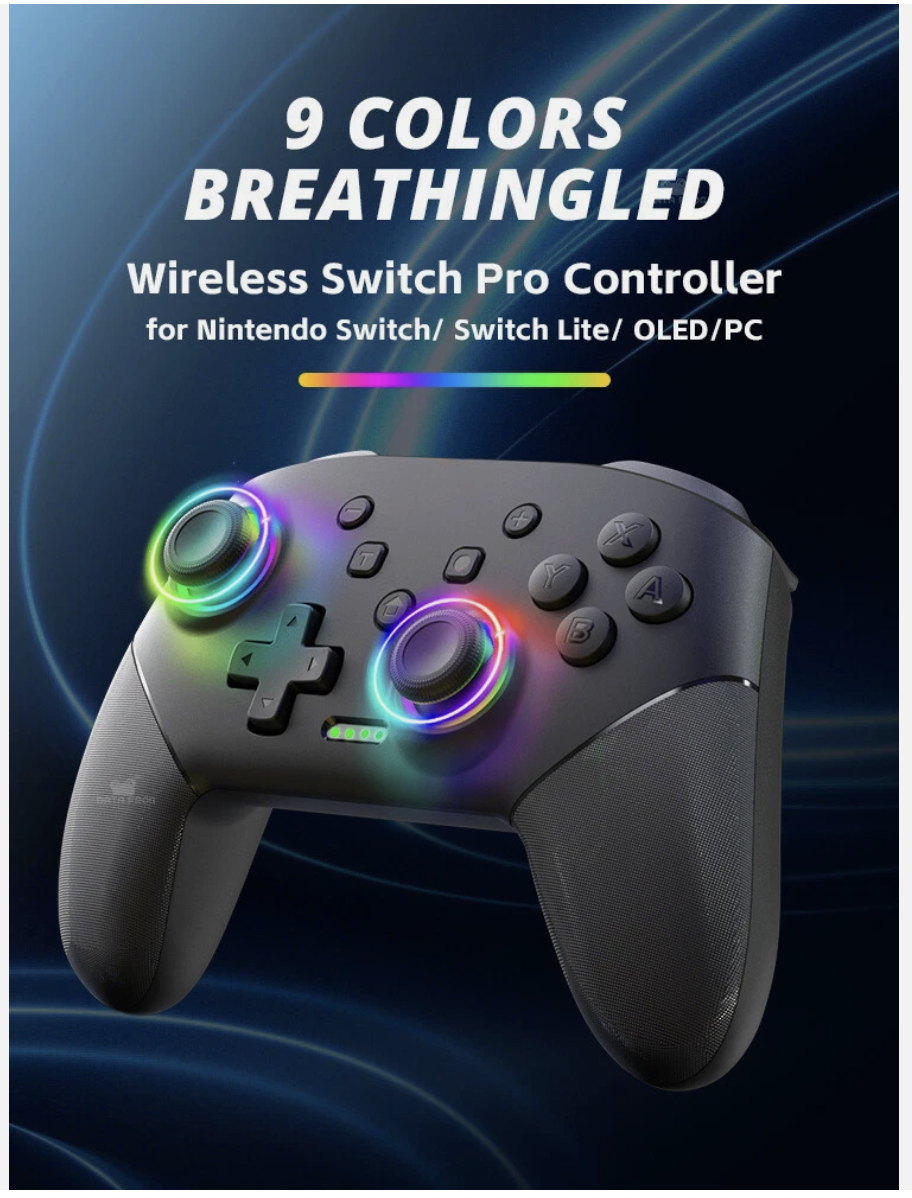 Pro Wireless Controller Console Joystick Gamepad For Nintendo Switch/Lite/OLED