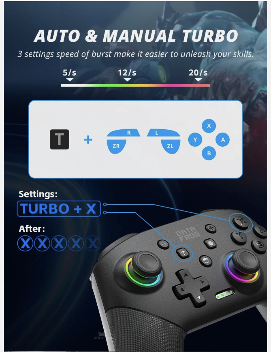 Pro Wireless Controller Console Joystick Gamepad For Nintendo Switch/Lite/OLED