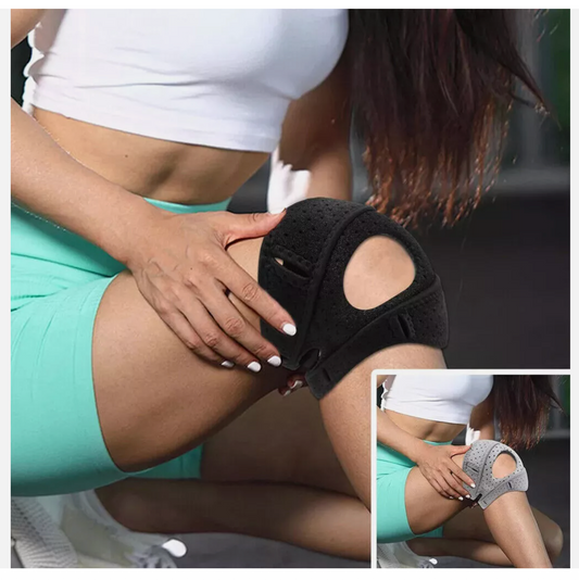Knee Brace Support Patella Stabilizing Compression Straps Adjustable