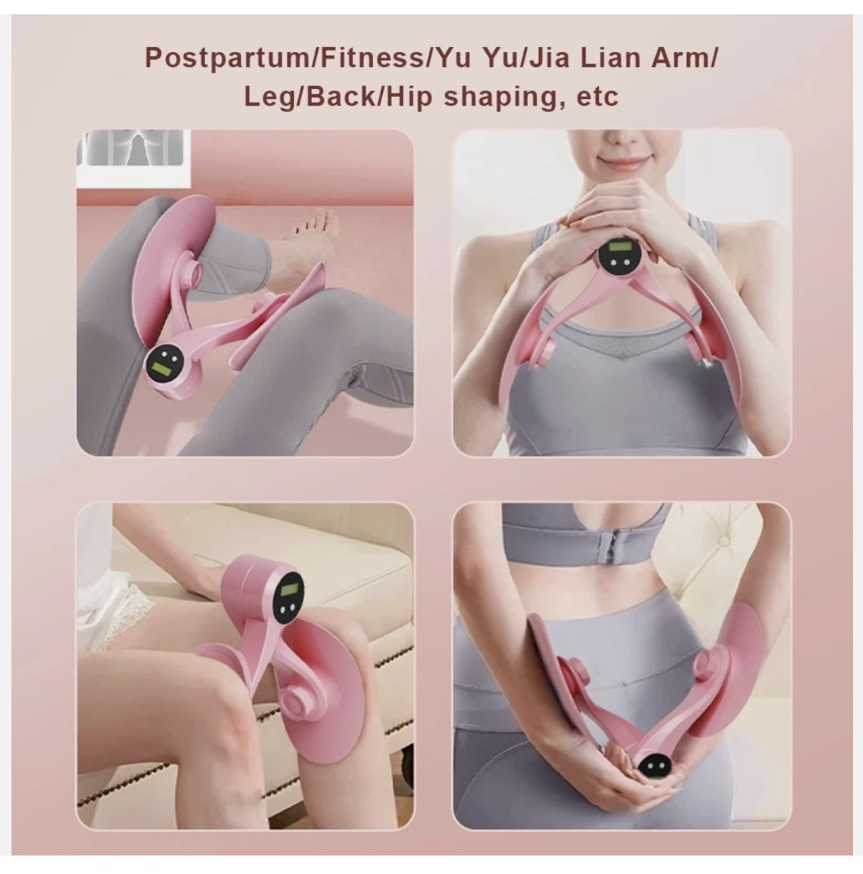 Pelvic Floor Muscle Trainer Kegel Exercise Thigh Slimming Postpartum Repair Tool