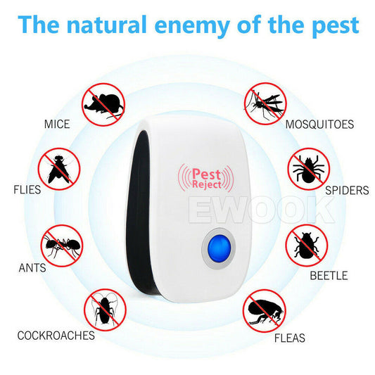 Pest Repeller Reject Ultrasonic Electronic Mouse Rat Mosquito Insect Control