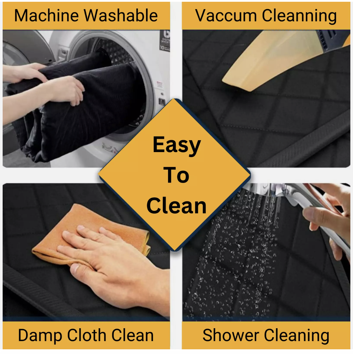 Premium Pet Car Cat Dog Back Seat Cover NonSlip Hammock Protector Mat Waterproof