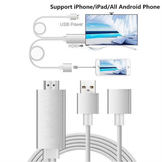 Mini USB MHL To HDMI 1080P TV Adapter Cable For Samsung iPhone