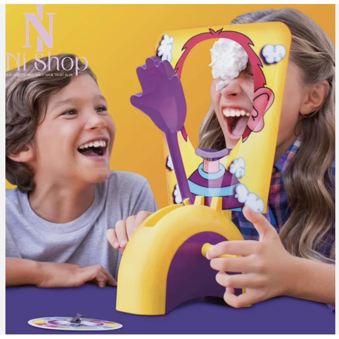 Fun Party Family Game Set Cream Pie Face Kids Adults Board Interactive Xmas Gift
