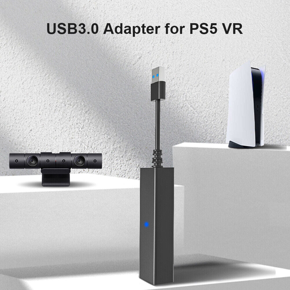 For PS4 PS5 VR Cable Adapter USB3.0 AL-P5033 Game Console Mini Camera Connector