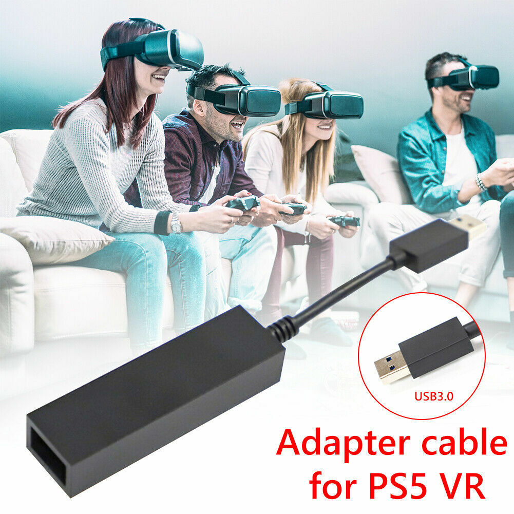 For PS4 PS5 VR Cable Adapter USB3.0 AL-P5033 Game Console Mini Camera Connector