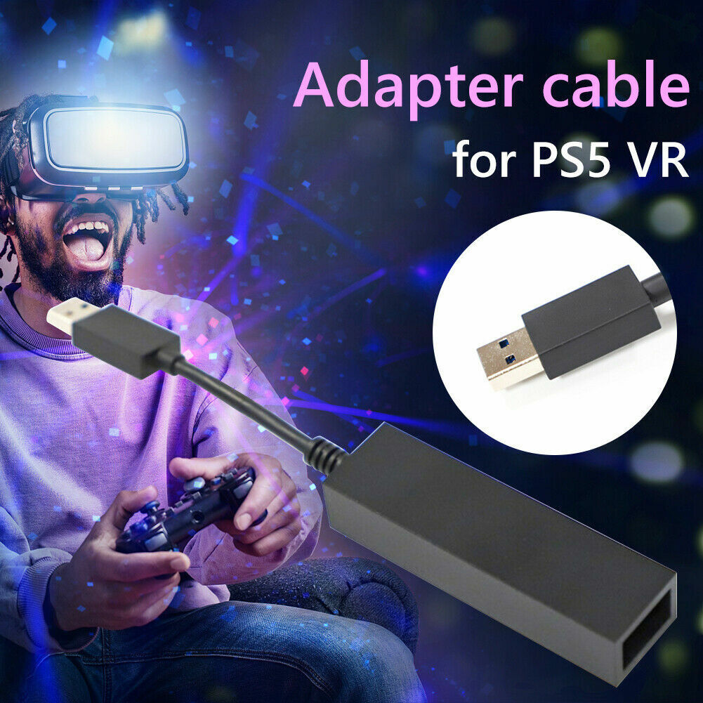 For PS4 PS5 VR Cable Adapter USB3.0 AL-P5033 Game Console Mini Camera Connector