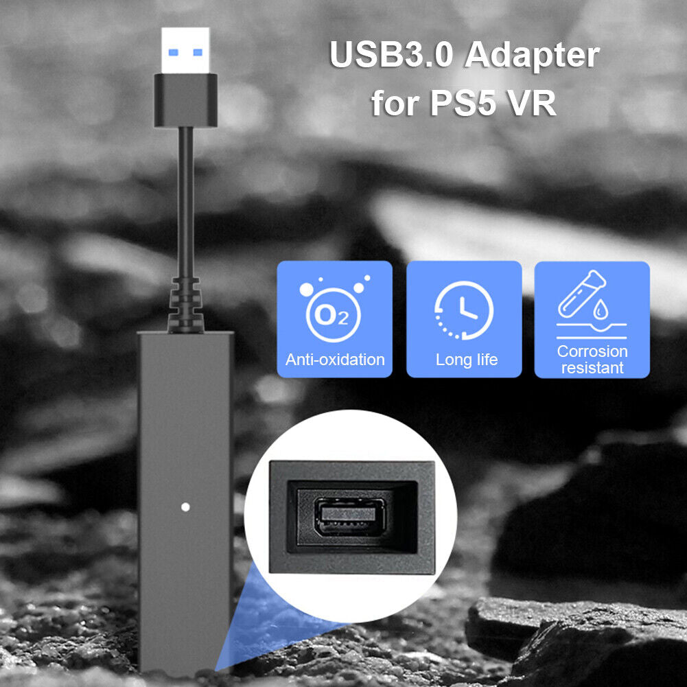 For PS4 PS5 VR Cable Adapter USB3.0 AL-P5033 Game Console Mini Camera Connector