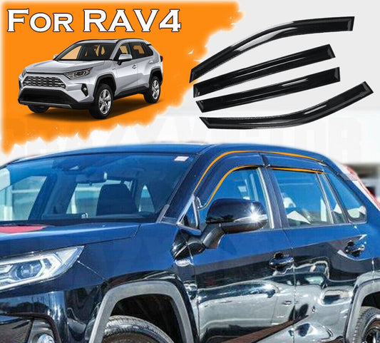 4pcs Weather Shields Weathershield Window Visors for Toyota Rav4 RAV 4 2019-2022