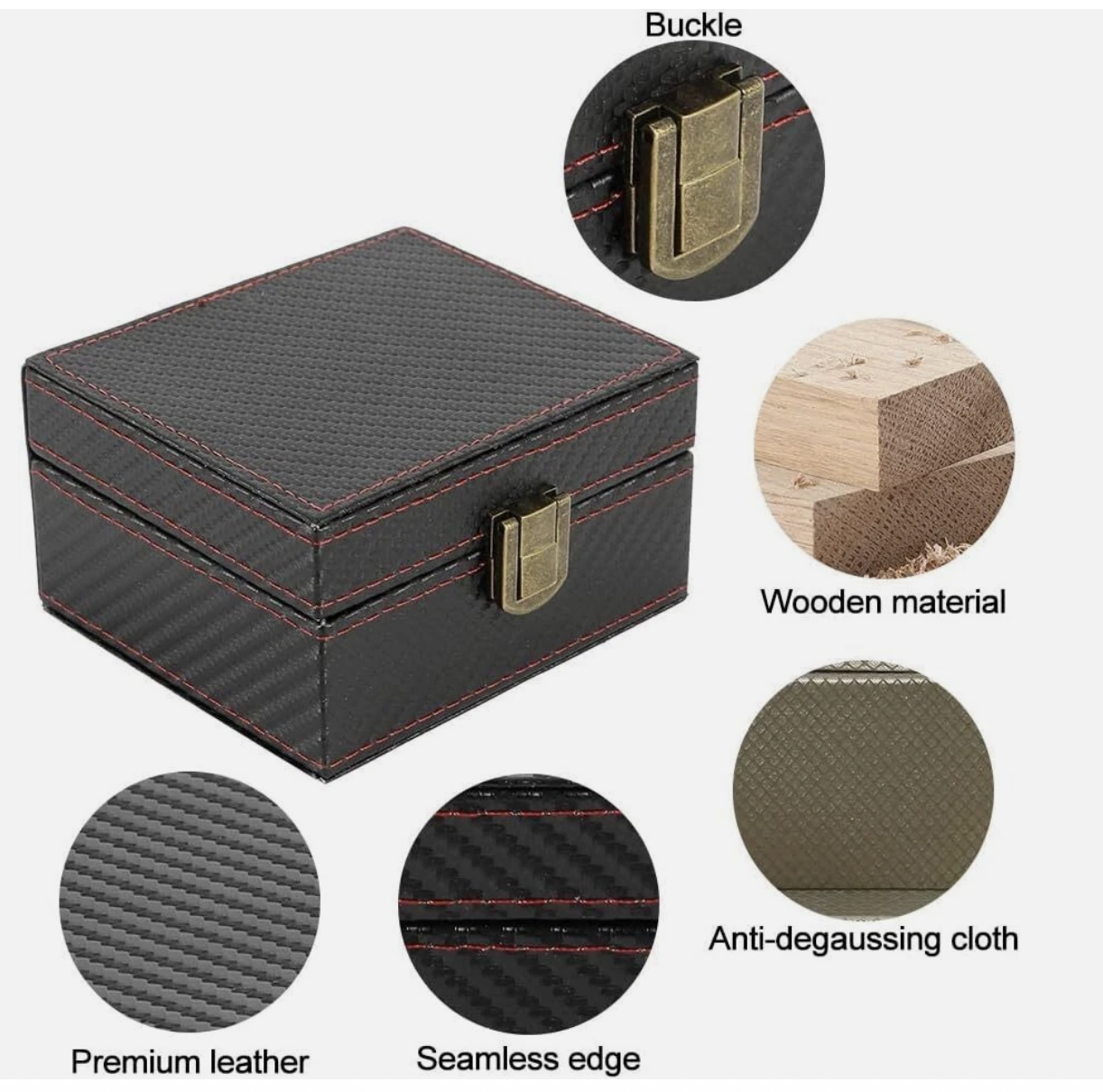 Signal Blocker Box + 2x Bag Car Key Fob RFID Security Anti Theft Faraday Keyless