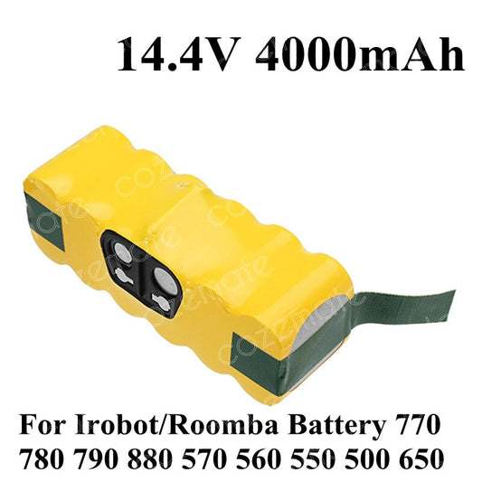 Premium 14.4V 4000mAh Battery For iRobot Roomba 500 510 537 550 580 630 780