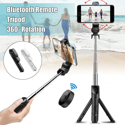 Portable Wireless Bluetooth Extendable Tripod Selfie Stick