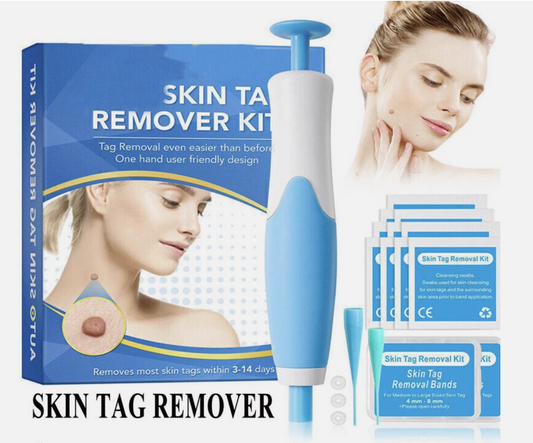 Painless Skin Tag Mole Wart Removal Kit, Body Auto SKIN TAG Bands Remover Safe